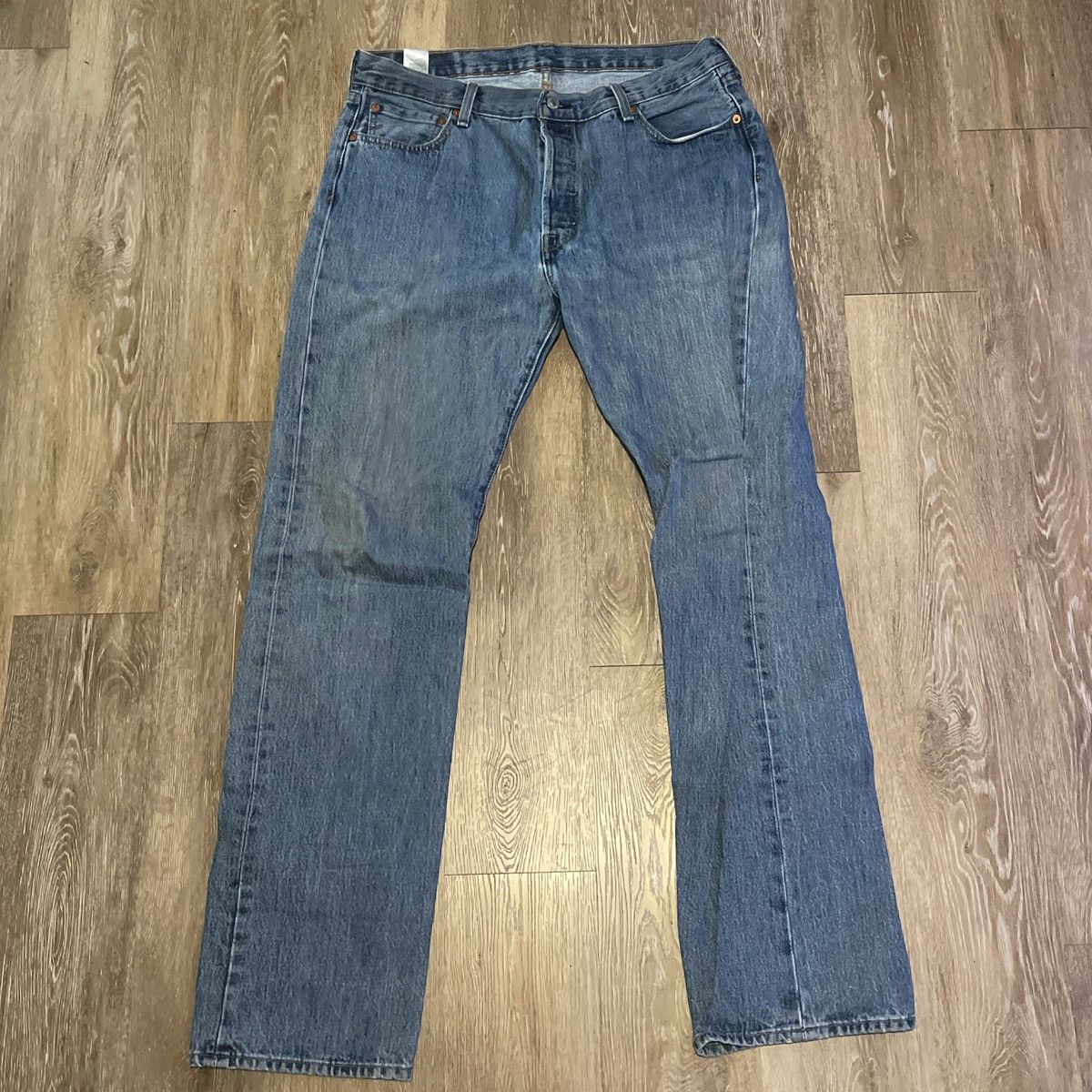 Levi's Levi 501 Blue Jeans Size US 36 / EU 52 - 2 Thumbnail
