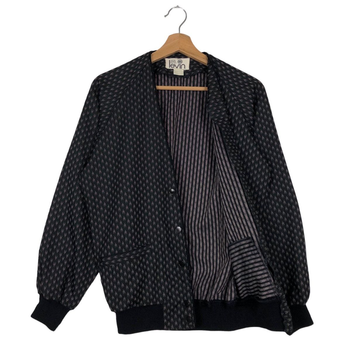 Issey Miyake 🔥90’s Levin Issey Miyake Bomber Cardigan Japan Made Size US M / EU 48-50 / 2 - 9 Thumbnail