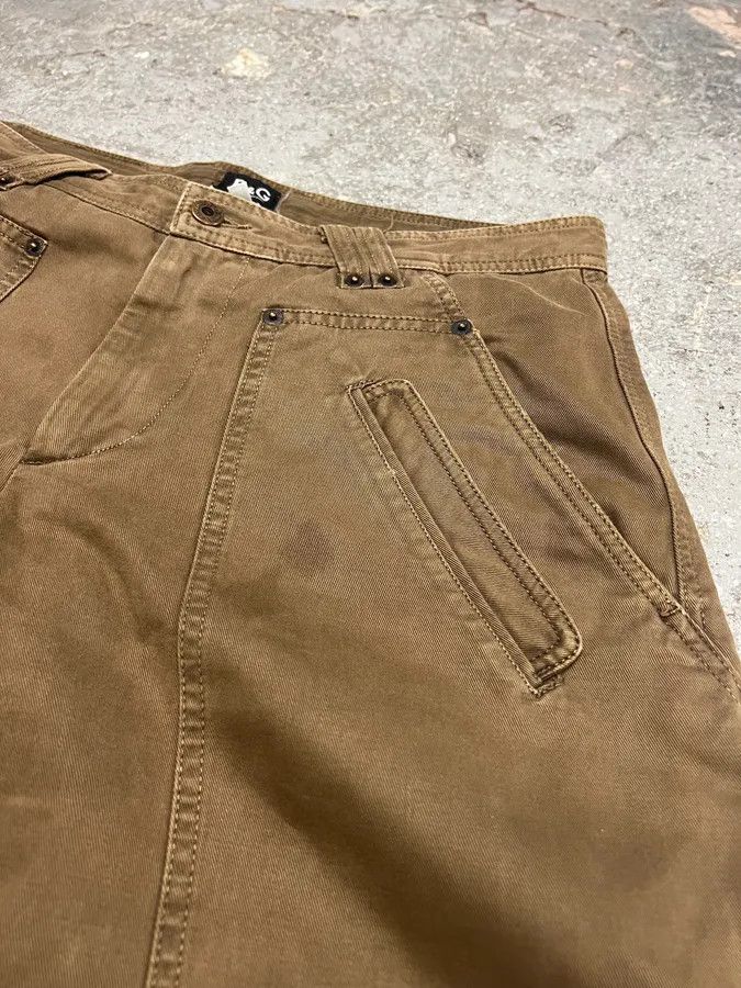 Dolce & Gabbana × Vintage AW2004 Dolce & Gabbana Brown Utility Straight Cozy Pants Size US 32 / EU 48 - 3 Thumbnail