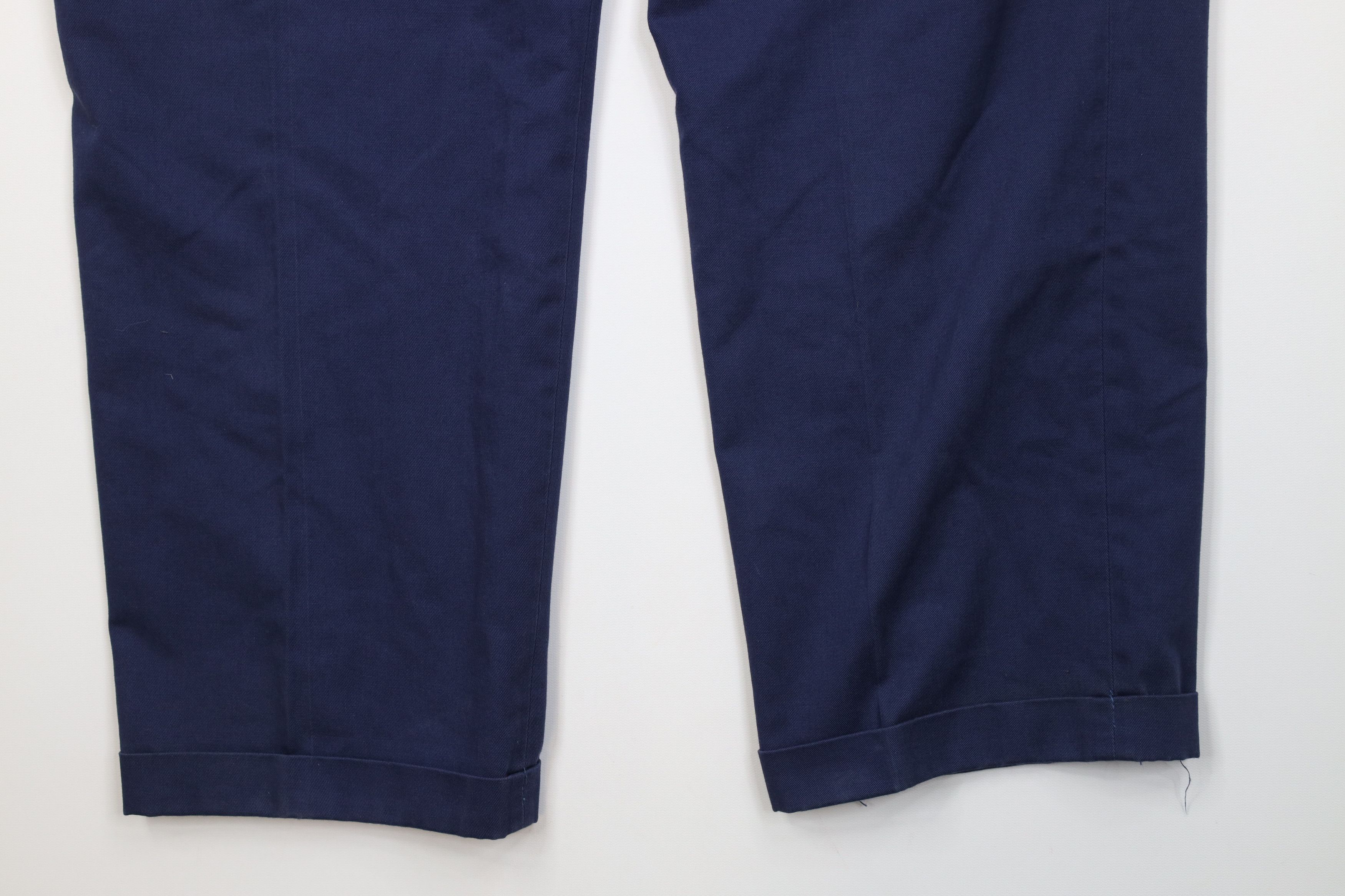 Eddie Bauer Vintage 90s Eddie Bauer Twill Wide Leg Chino Pants Blue Size US 40 / EU 56 - 15 Thumbnail