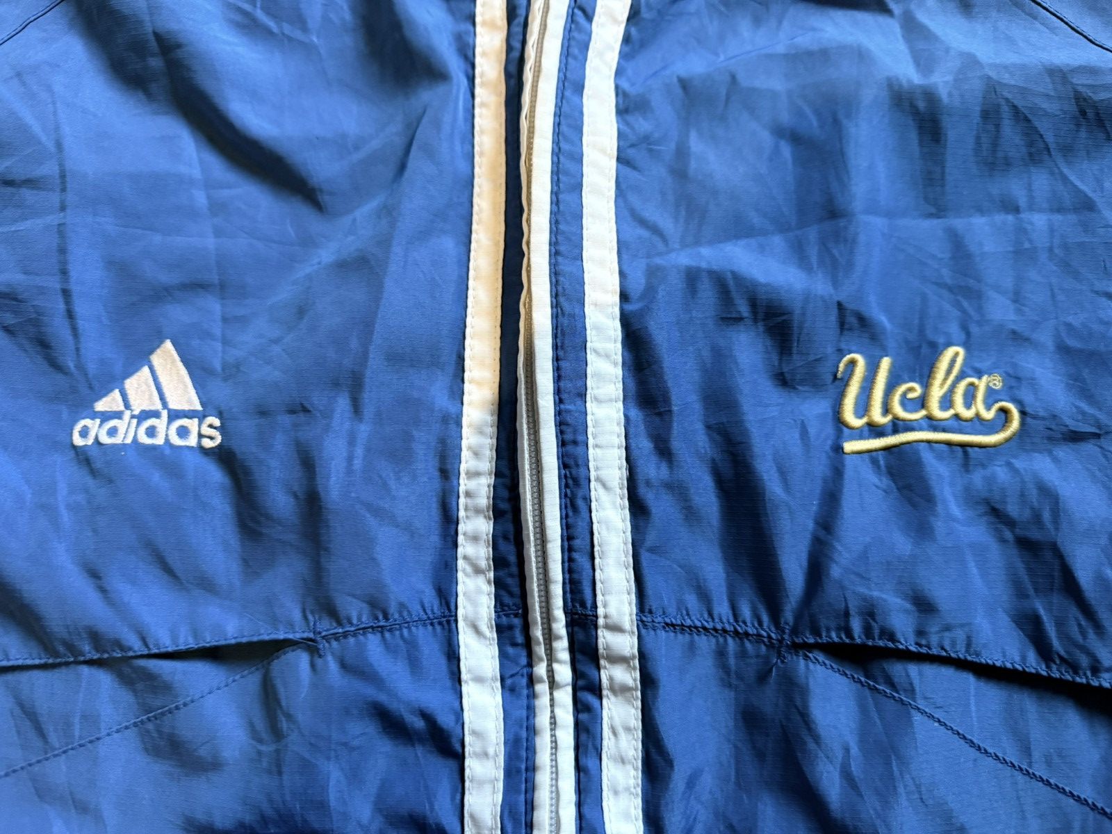 Adidas Vintage Adidas UCLA Windbreaker Jacket Size US L / EU 52-54 / 3 - 4 Thumbnail