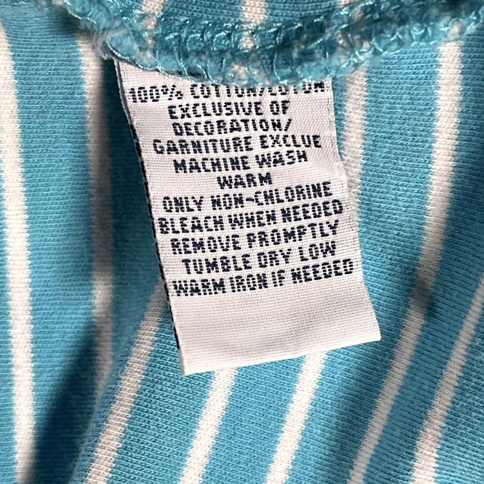 Polo Ralph Lauren Polo Ralph Lauren Polo Shirt Mens XL Aqua Blue White Striped 100% Cotton Short Sleeve Polo Shirt Mens XL Aqua Blue White Striped Cotton Short Sleeve Size US XL / EU 56 / 4 - 5 Thumbnail
