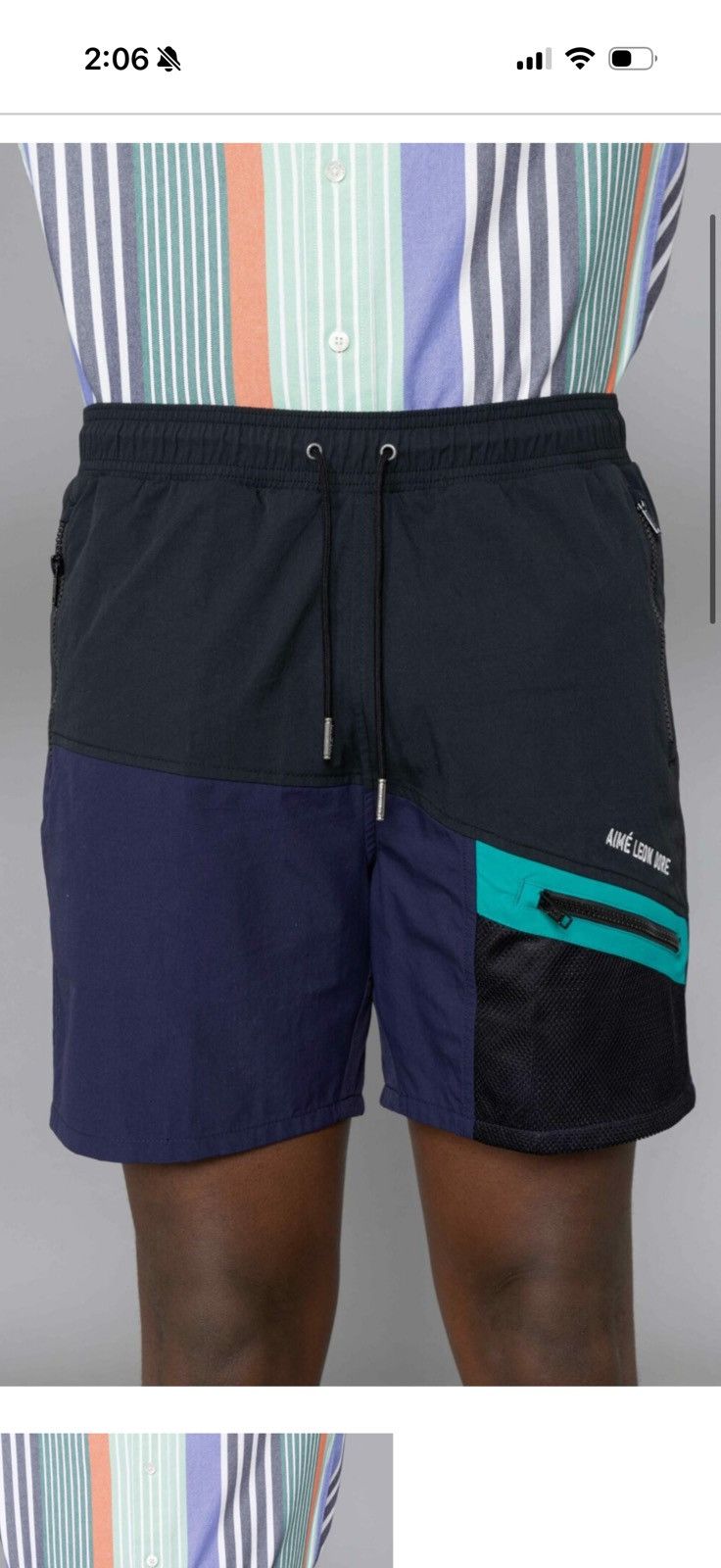 Aime Leon Dore Aime Leon Dore Color Blocked Hiking Shorts Size US 30 / EU 46 - 1 Thumbnail