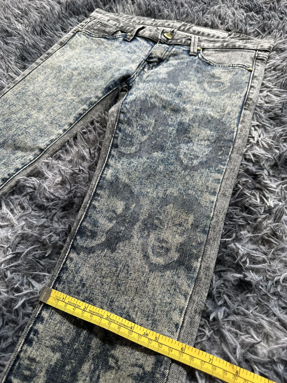 If Six Was Nine 00's Cocablue trompe loeil '' Monroe '' jeans Size US 30 / EU 46 - 15 Thumbnail