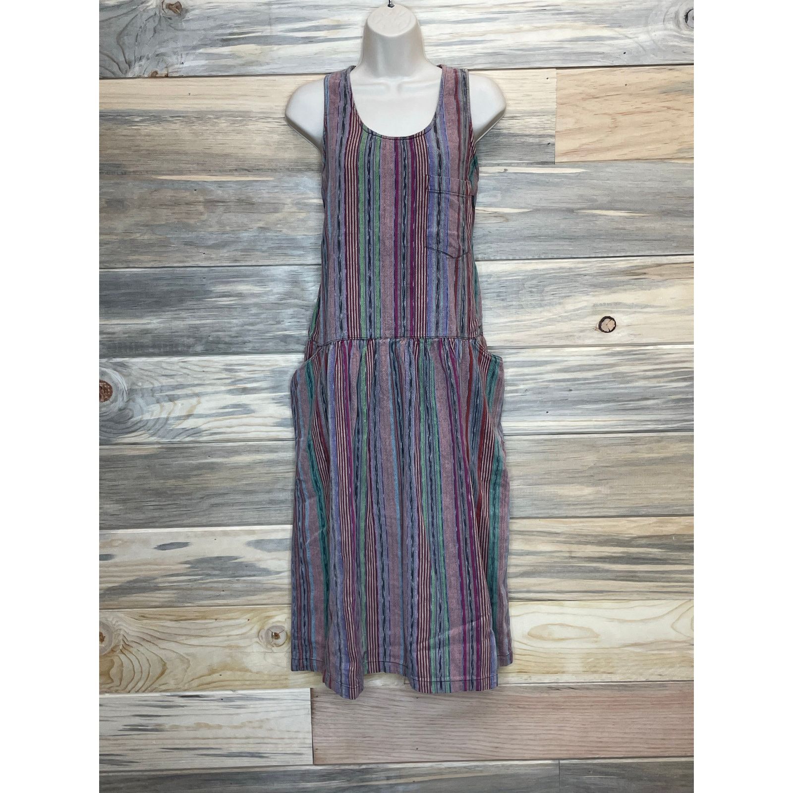 Vintage Vintage Esprit Guatemalan Fabric Dress Womens M Hand Pockets Size M / US 6-8 / IT 42-44 - 1 Thumbnail