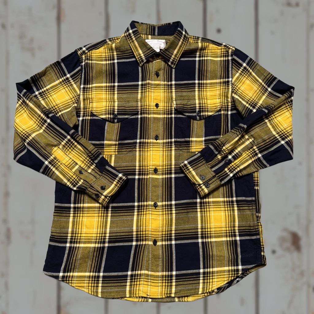 Filson Filson Lightweight Alaskan Guide Flannel Plaid Work Camp Hunting Fishing Shirt M Unisex Adults Multicolor Long Sleeve Button-Up Size US M / EU 48-50 / 2 - 1 Thumbnail