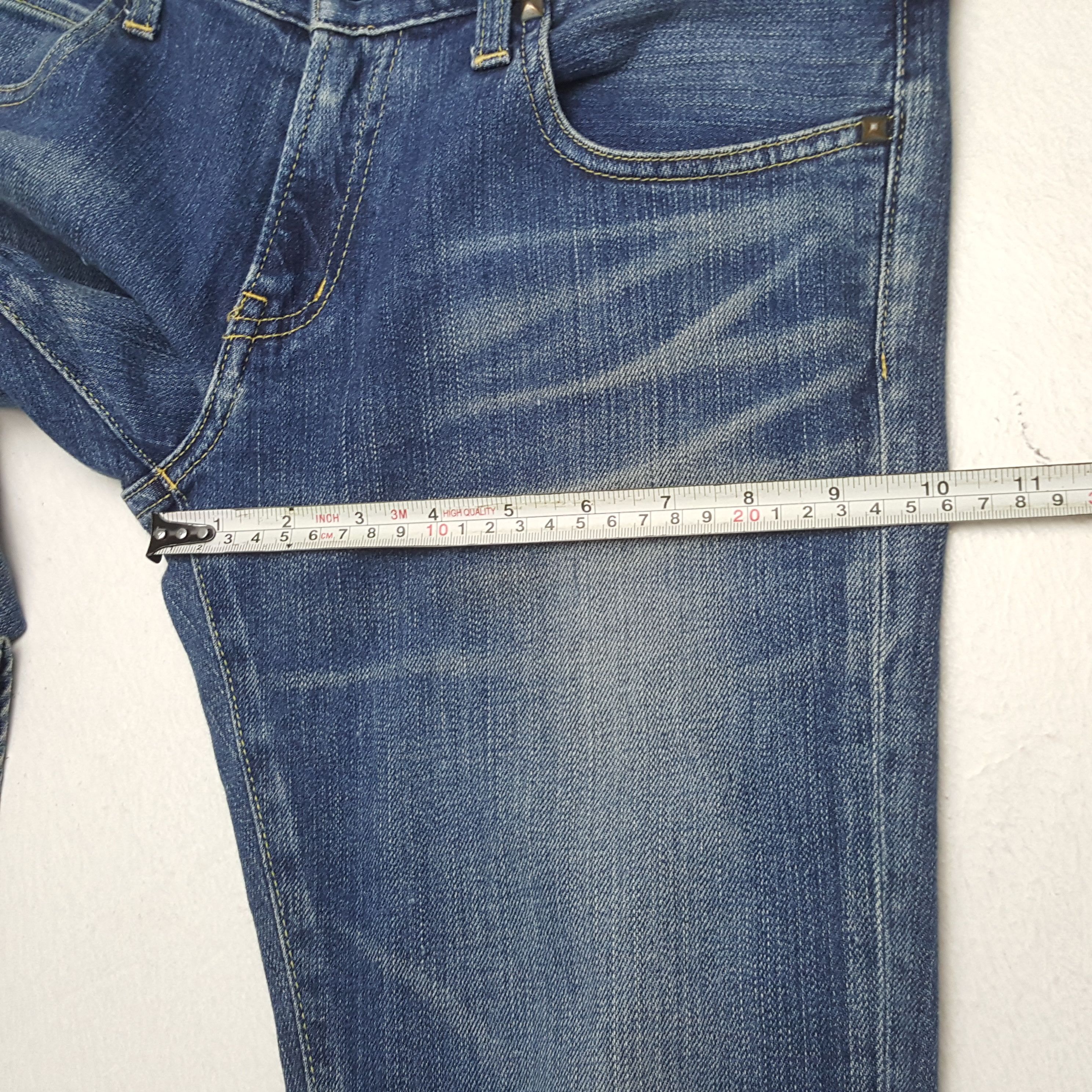 Hysteric Glamour × Japanese Brand × Vintage HYSTERIC GLAMOUR Japanese Brand Custom Art Jeans Size 31" - 9 Thumbnail