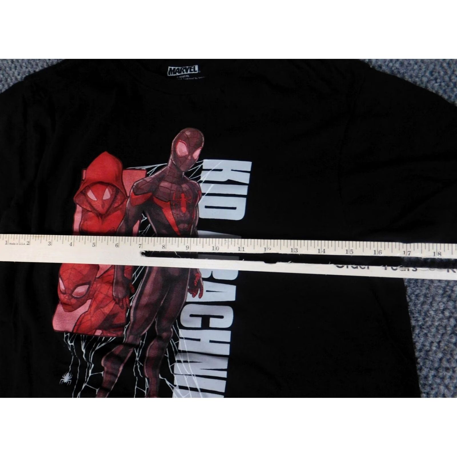 Vintage Spiderman Marvel Shirt Short Sleeve Crew Neck Black Logo Graphic Men S Shirt Size US S / EU 44-46 / 1 - 4 Thumbnail
