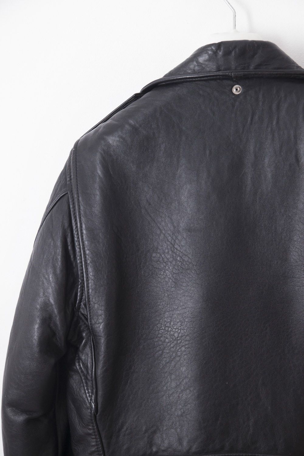 Vintage 1980's black leather perfecto jacket Size US M / EU 48-50 / 2 - 4 Thumbnail
