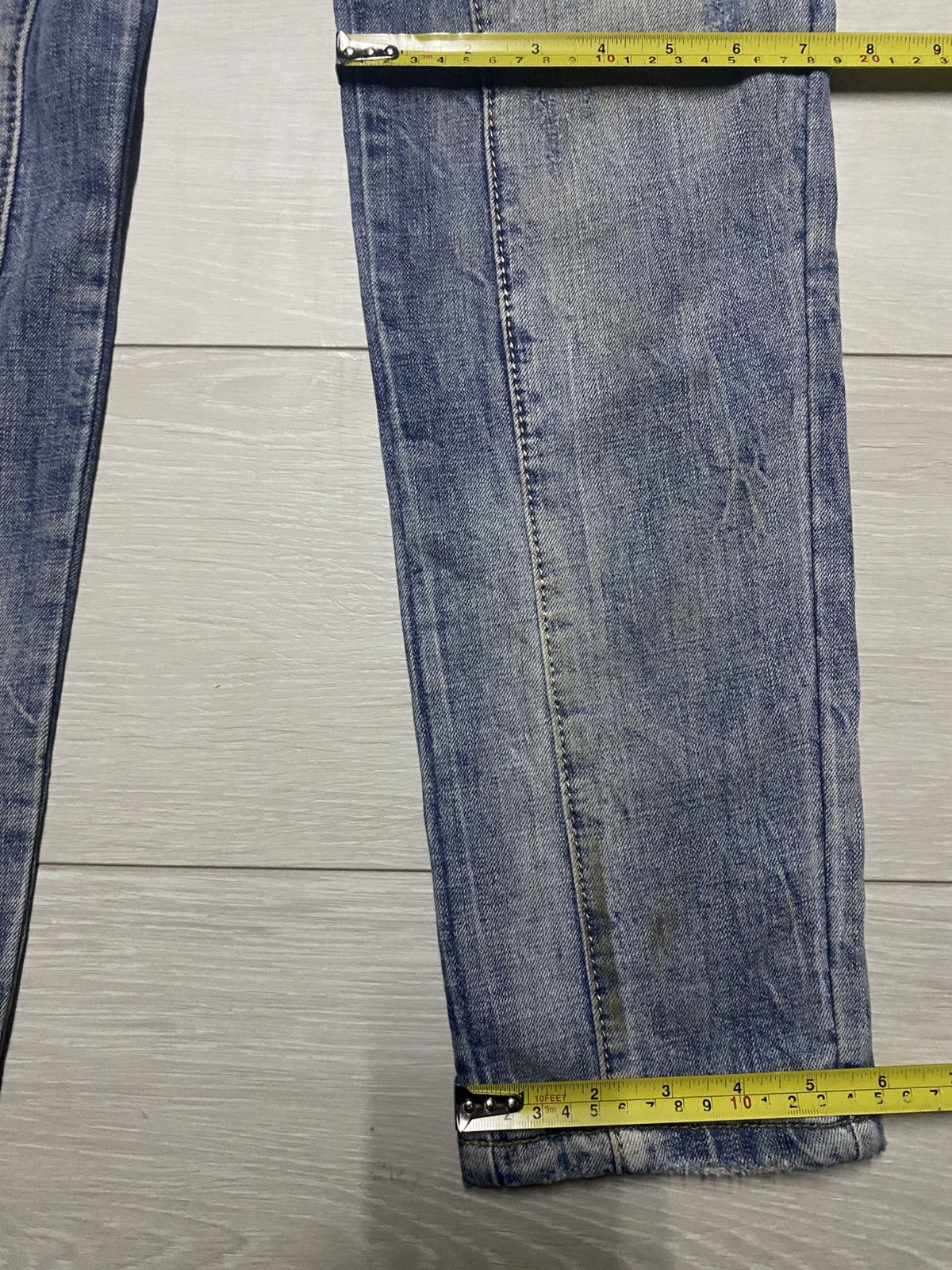 Dsquared2 Vintage DSquared Patches Distressed Amiri Style Skinny Jeans Size US 30 / EU 46 - 13 Thumbnail