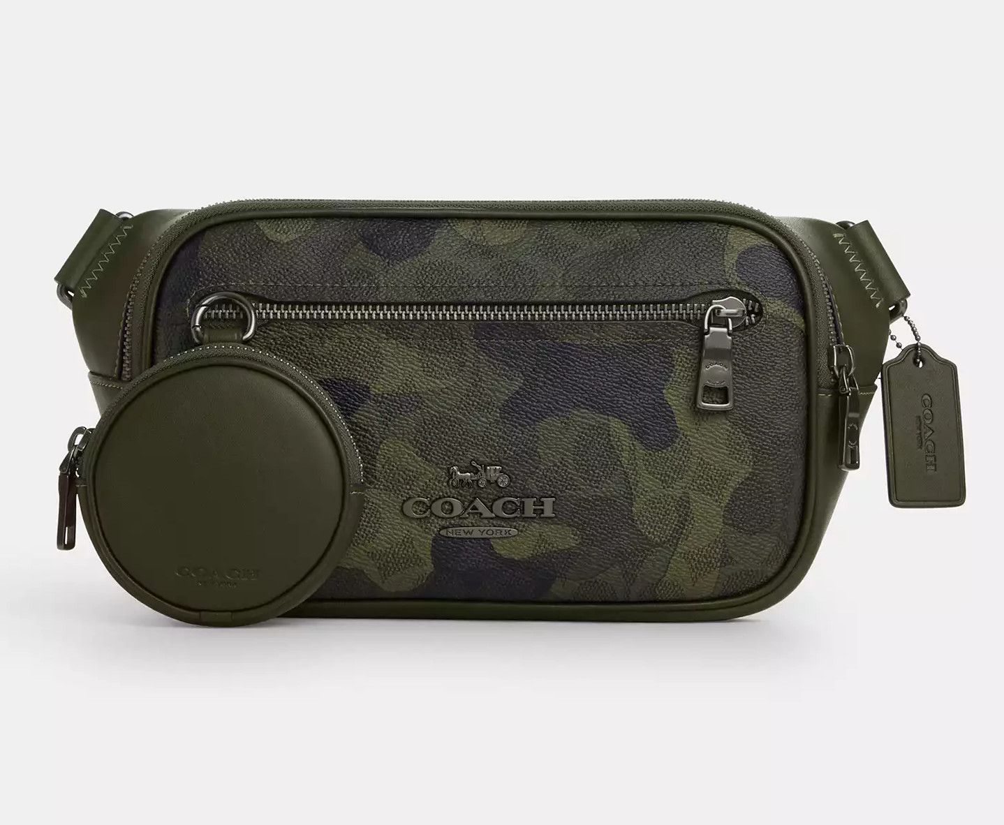 Coach Elias Belt Bag In Signature Camo Print CW314 Size ONE SIZE - 6 Thumbnail