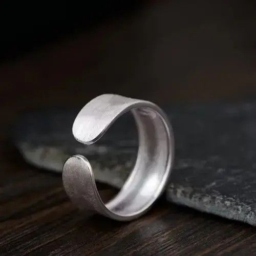 Jewelry × Ring Of Fire S925 Sterling Silver Ring Adjustable Size ONE SIZE - 4 Thumbnail