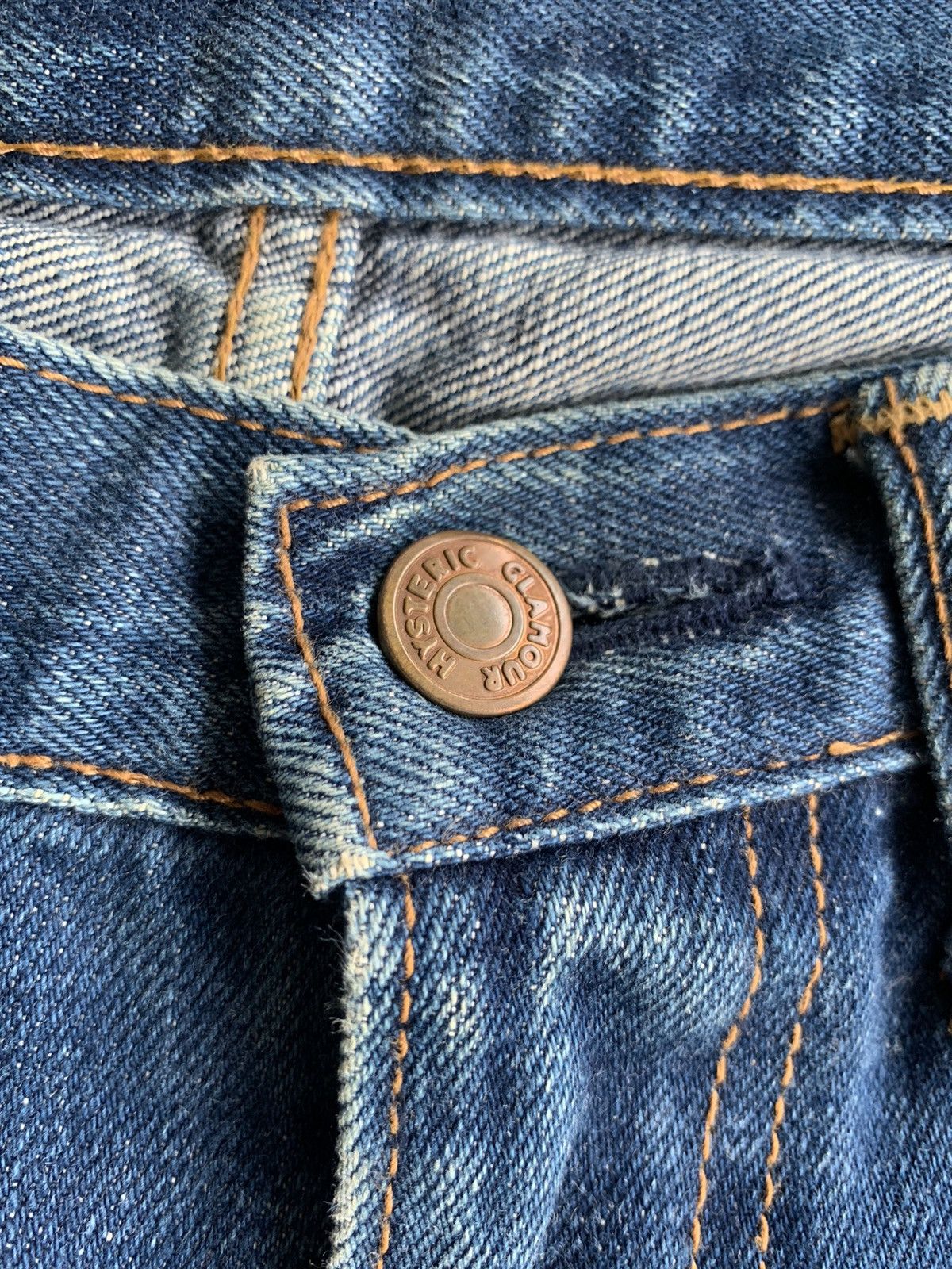 Hysteric Glamour × Jean Vintage Hysteric Glamour kinky Punk Style Selvedge Denim🎌☠️ Size US 29 - 20 Thumbnail