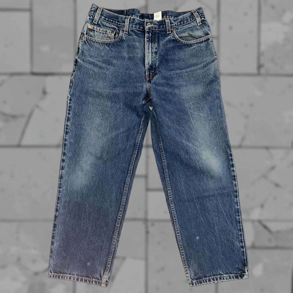 Levi's Levi's 550 Relaxed Fit Jeans Men 36x30 Blue Straight Regular Mens Size US 36 / EU 52 - 1 Thumbnail