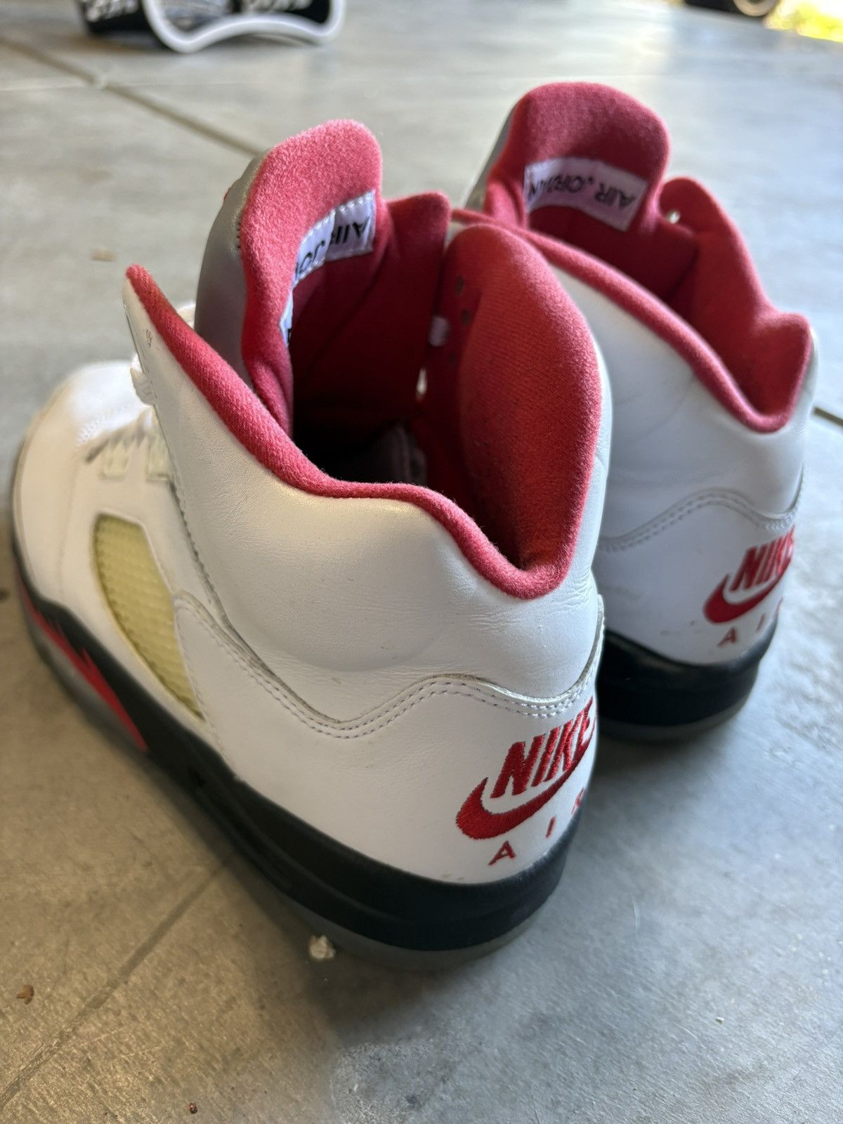 Jordan Brand Jordan 5 “White Fire Red” Size US 11 / EU 44 - 2 Thumbnail