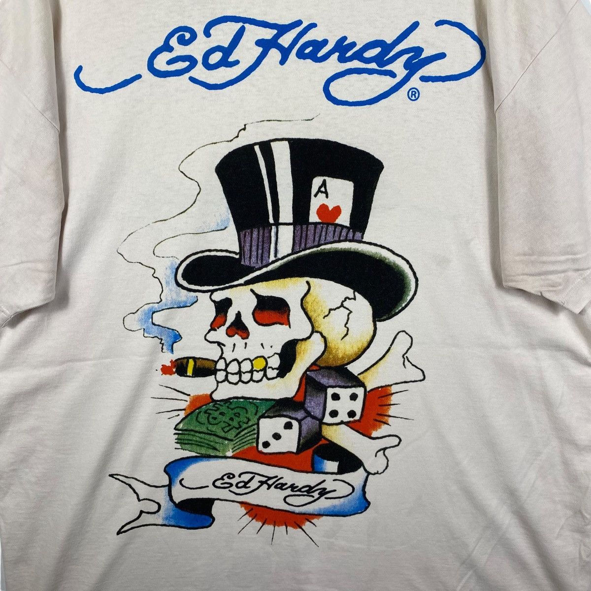 Ed Hardy By DON ED HARDY Designs Gamble Skull Tattoo Graphic Size US L / EU 52-54 / 3 - 2 Thumbnail