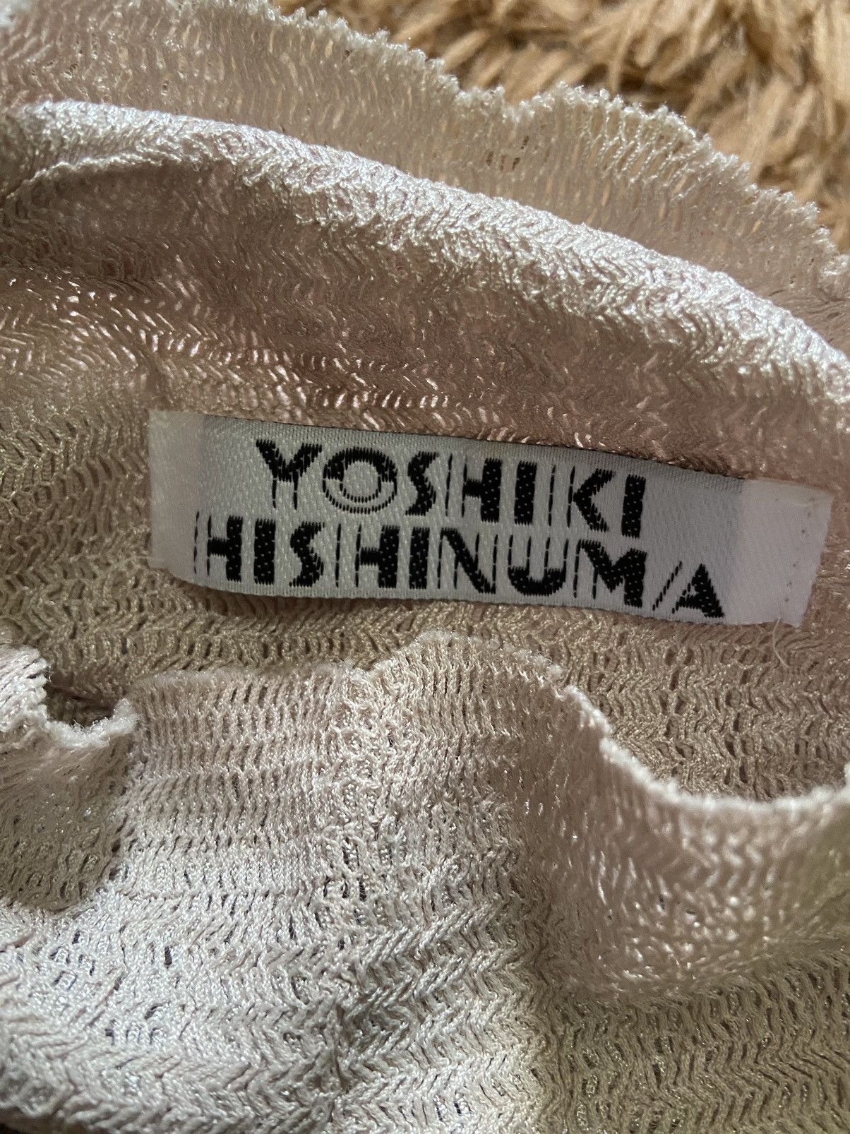 Issey Miyake Archive Yoshiki Hishinuma Floral Shibori Textured Mesh Top Size M / US 6-8 / IT 42-44 - 4 Thumbnail