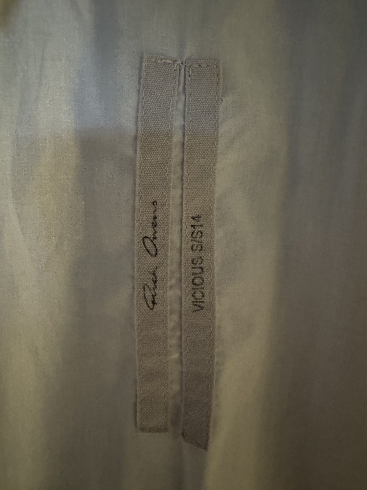 Rick Owens Rick Owens SS14 Vicious Island Draped Collar Shirt Size US L / EU 52-54 / 3 - 8 Thumbnail