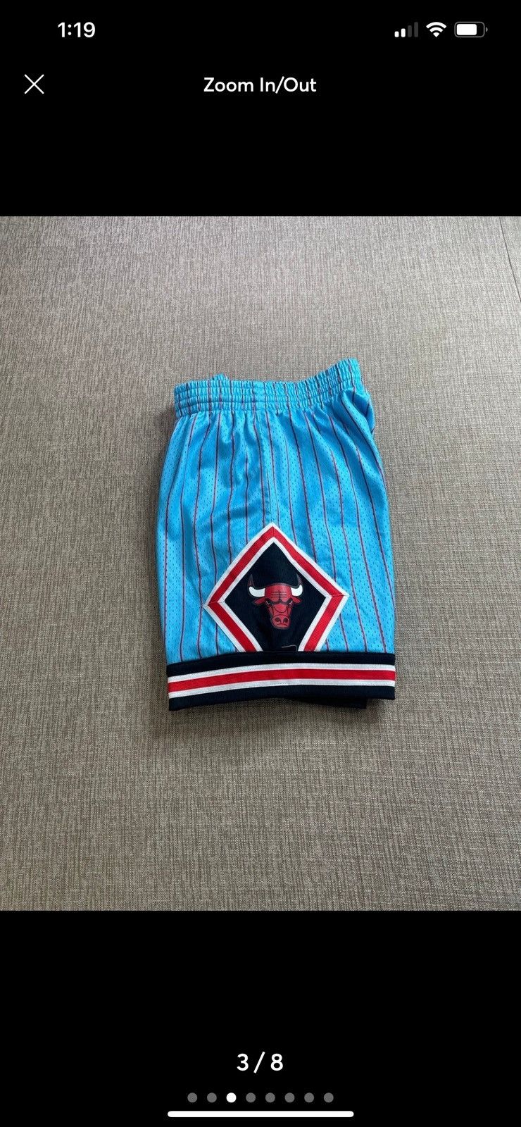 Mitchell & Ness Chicago Bulls Hardwood Classic Reload Swingman Shorts Size US 36 / EU 52 - 3 Thumbnail