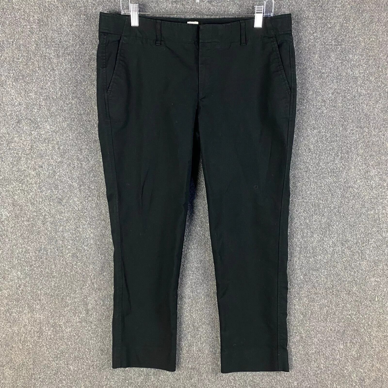 Gap Gap Pants Women's Size 12R Slim Crop Black Hook & Eye Adults Size 34" / US 12 / IT 48 - 1 Thumbnail