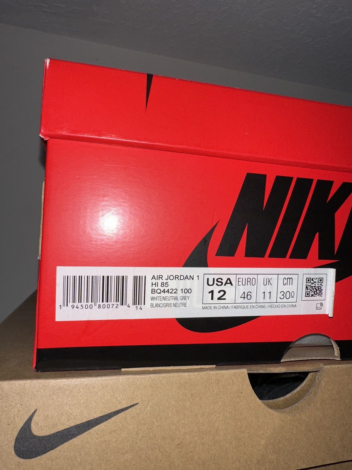 Jordan Brand Jordan 1 Neutral Grey Sz 12 Size US 12 / EU 45 - 7 Thumbnail