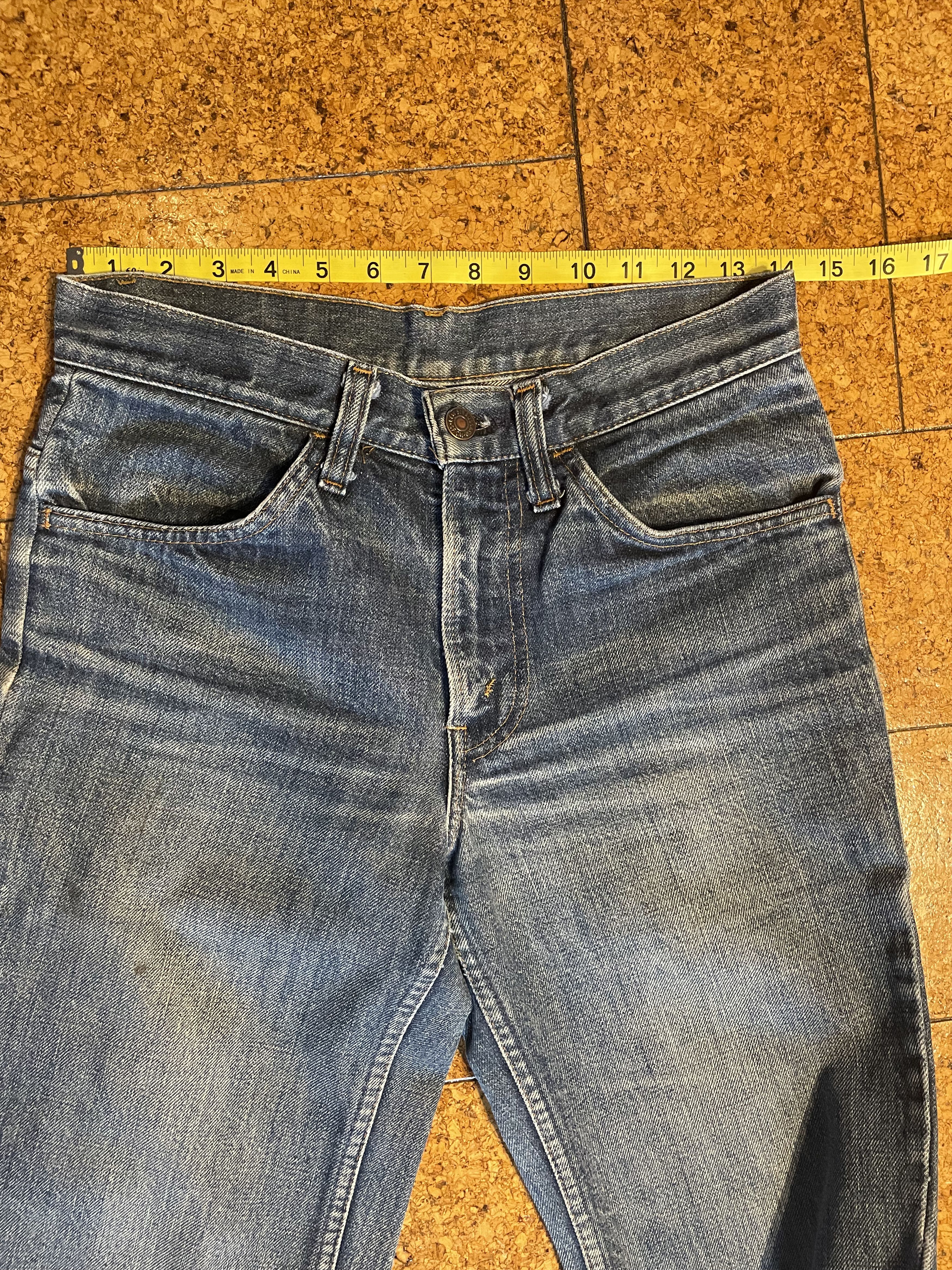 Levi's Vintage Levi’s 1970s Flared Selvedge Jeans – 28×29 Size 28" / US 6 / IT 42 - 8 Thumbnail