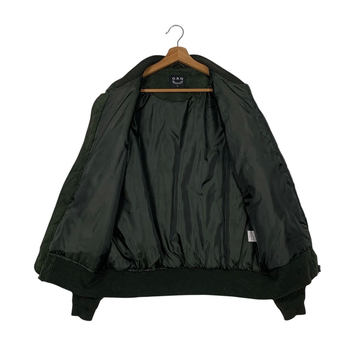 Japanese Brand Japanese Brand ORG Green Bomber Jacket Size US L / EU 52-54 / 3 - 11 Thumbnail