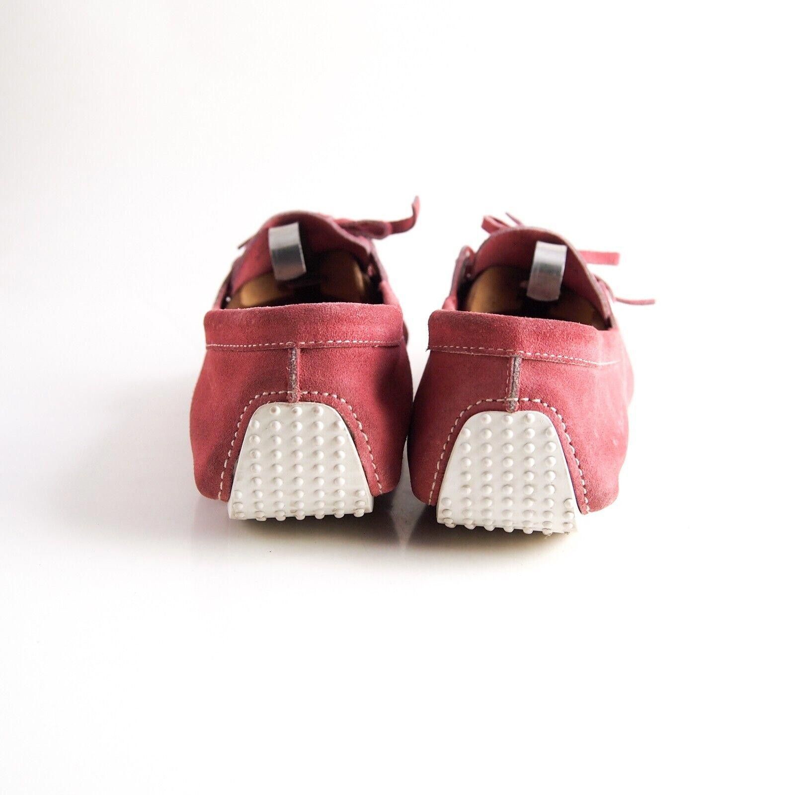 Tod's Bally Deandra Driving Loafers Red Suede EU 39.5 US 9 Size US 9 / IT 39 - 7 Thumbnail
