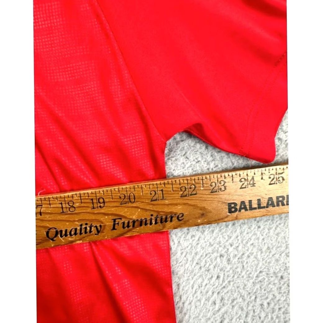 Vintage Ohio State Buckeyes T-Shirt Pro Edge Mens Large Red NFL Short Sleeve Crew Neck Polyester Breathable One Solid Vintage No Size US L / EU 52-54 / 3 - 6 Thumbnail