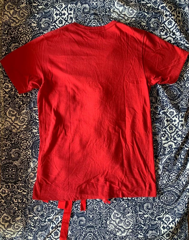 Comme des Garcons Comme des Garcons Red vintage rose flower top Size S / US 4 / IT 40 - 4 Thumbnail