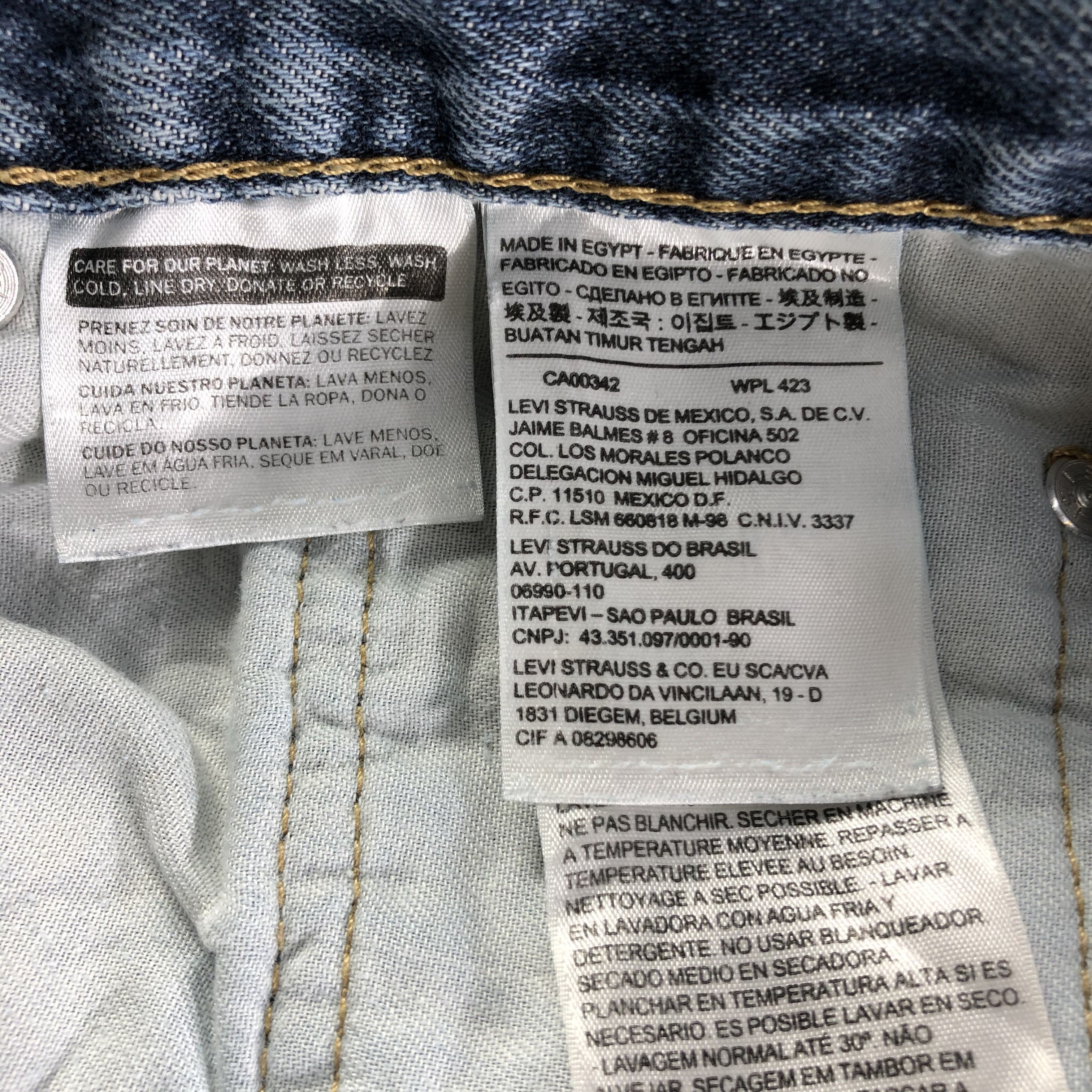 Levi's Vintage Blue Wash Levis 559 Jeans-J3314 Size US 35 - 11 Thumbnail
