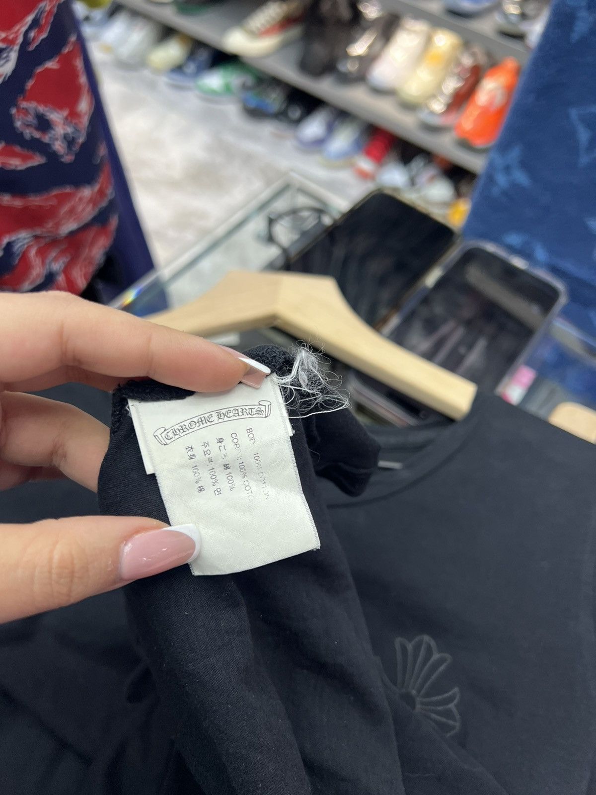 Chrome Hearts Chrome Hearts Black on Black Tee Size S / US 4 / IT 40 - 6 Thumbnail
