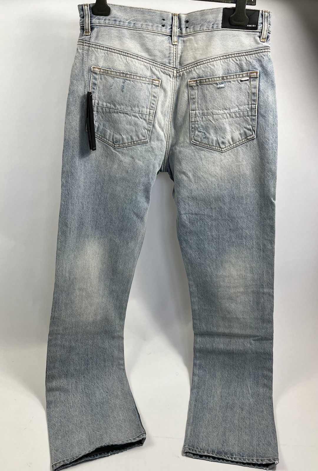 Amiri Amiri Light Blue Distressed Denim Size US 31 - 2 Thumbnail