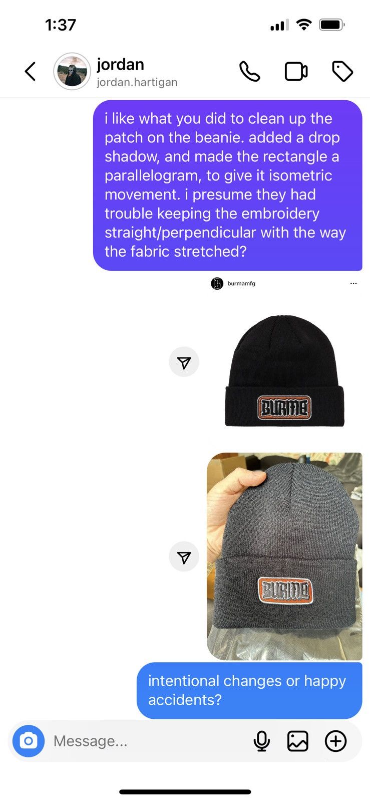Burma ORANGE SERViCE MAiNTENANCE WORK LOGO BEANiE HALLOWEEN Size ONE SIZE - 4 Thumbnail