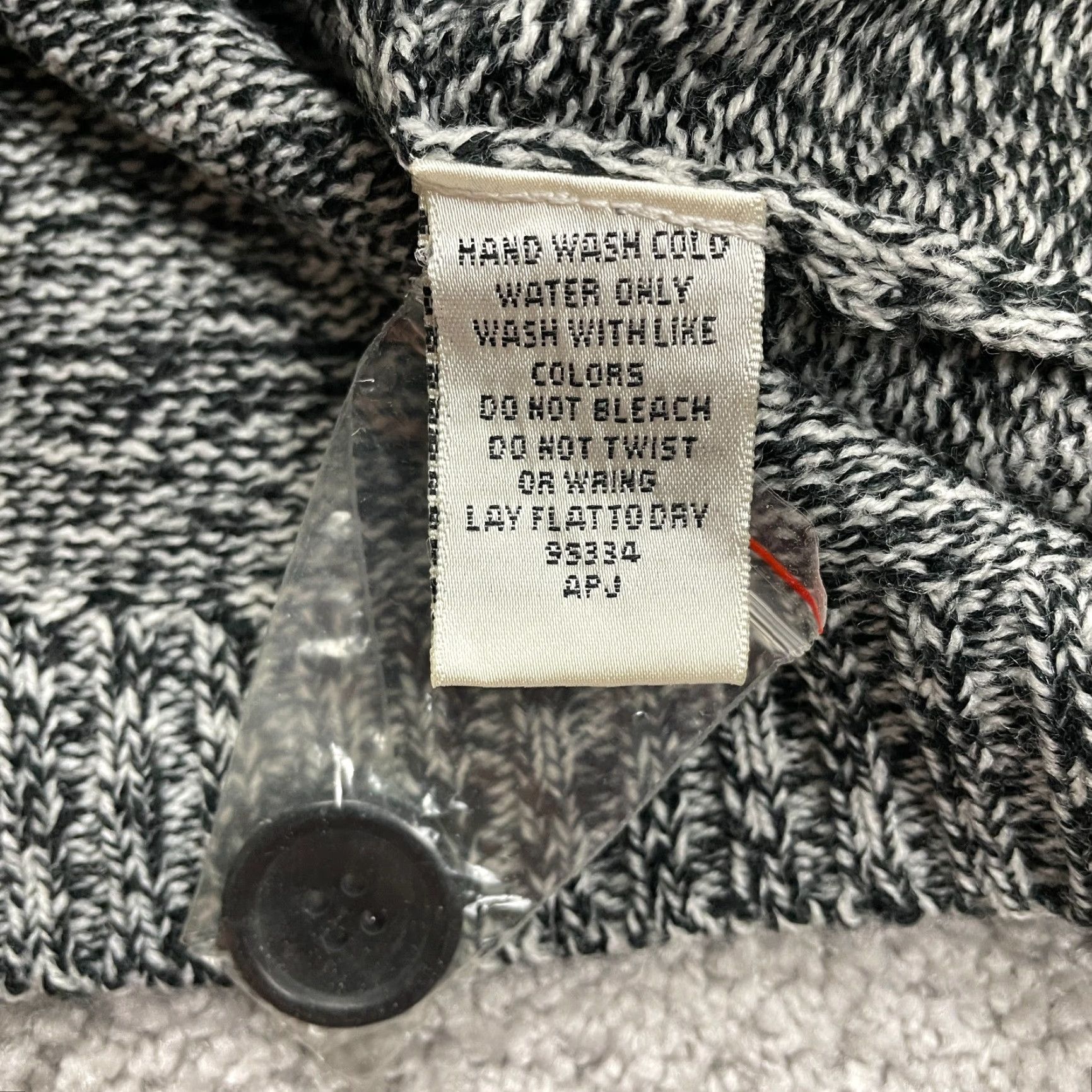 Vintage VINTAGE Allison Brittney Sweater Dress Womens Medium Gray Long Sleeve Knitted Midi Party Casual Workwear Size M / US 6-8 / IT 42-44 - 3 Thumbnail