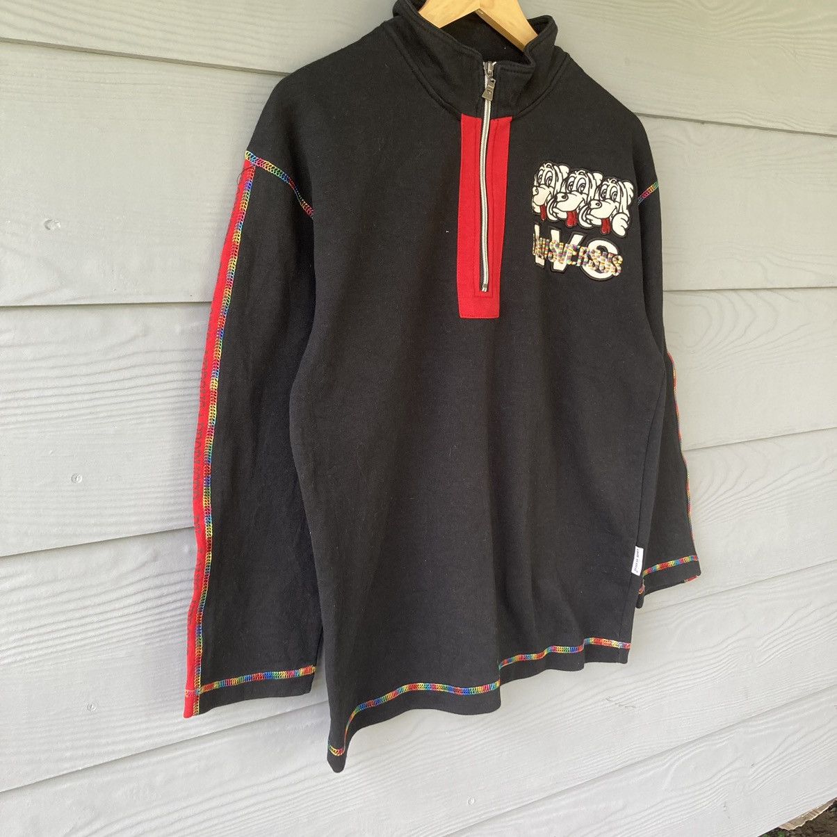 Vintage Vintage Louis Versus Black Sweatshirt Size US L / EU 52-54 / 3 - 2 Thumbnail