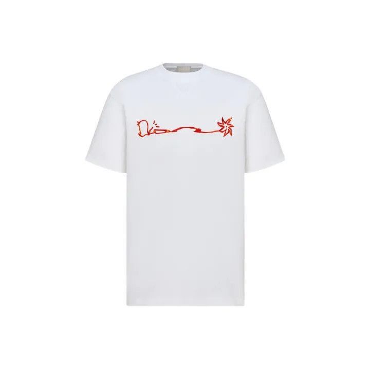 Dior Dior x Travis Scott White Graphic Tee 0079-2507