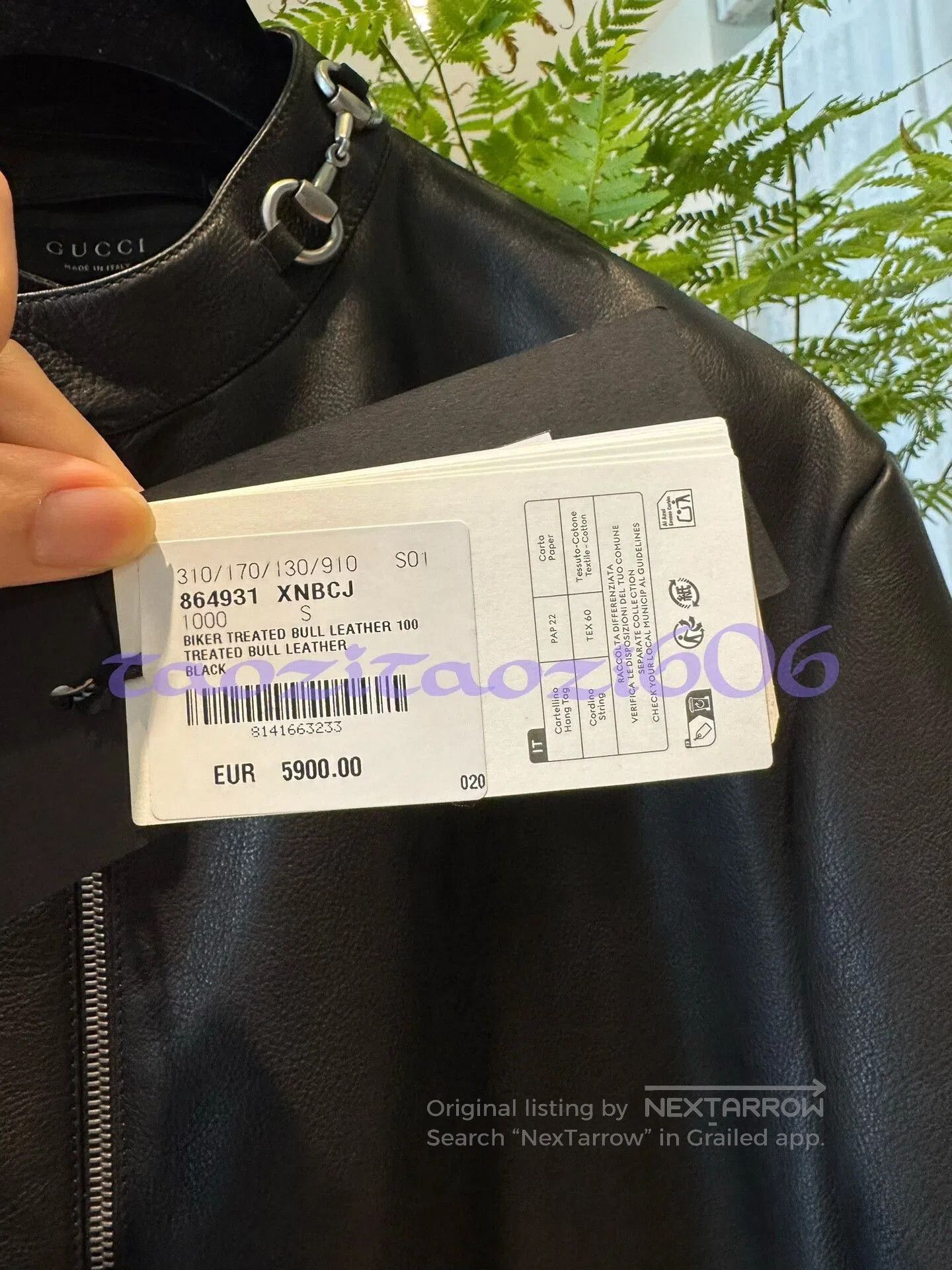 Gucci Gucci by Demna 26SS Black Horsebit Leather Jacket. Size US M / EU 48-50 / 2 - 3 Thumbnail