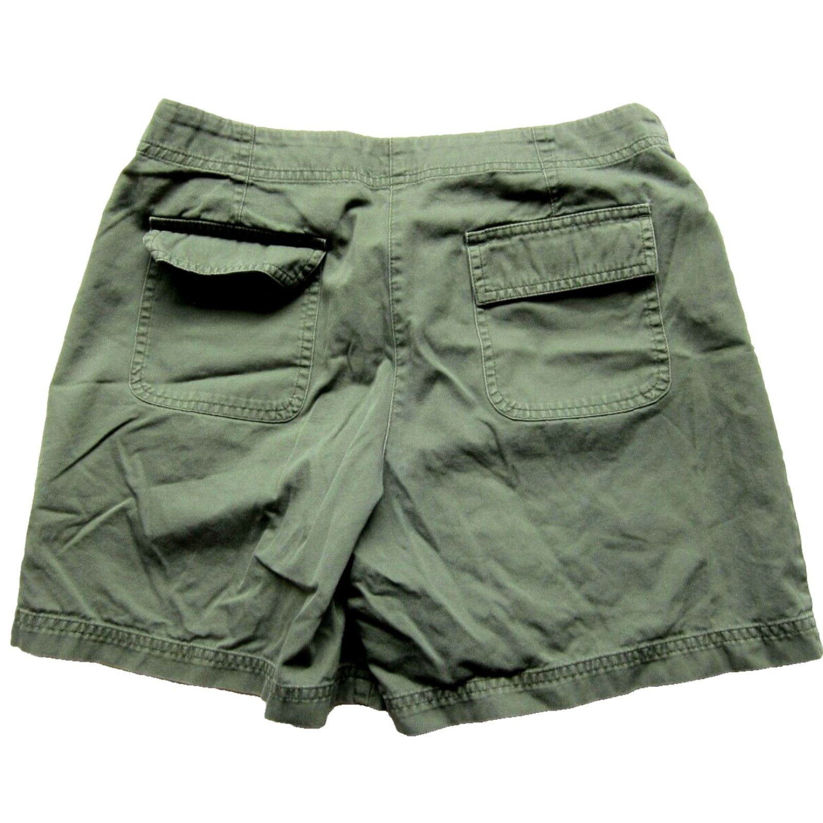 J. Jill J.Jill Shorts Women 4 Army Green 100% Cotton Pocket Chino Size 27" / US 4 / IT 40 - 2 Thumbnail