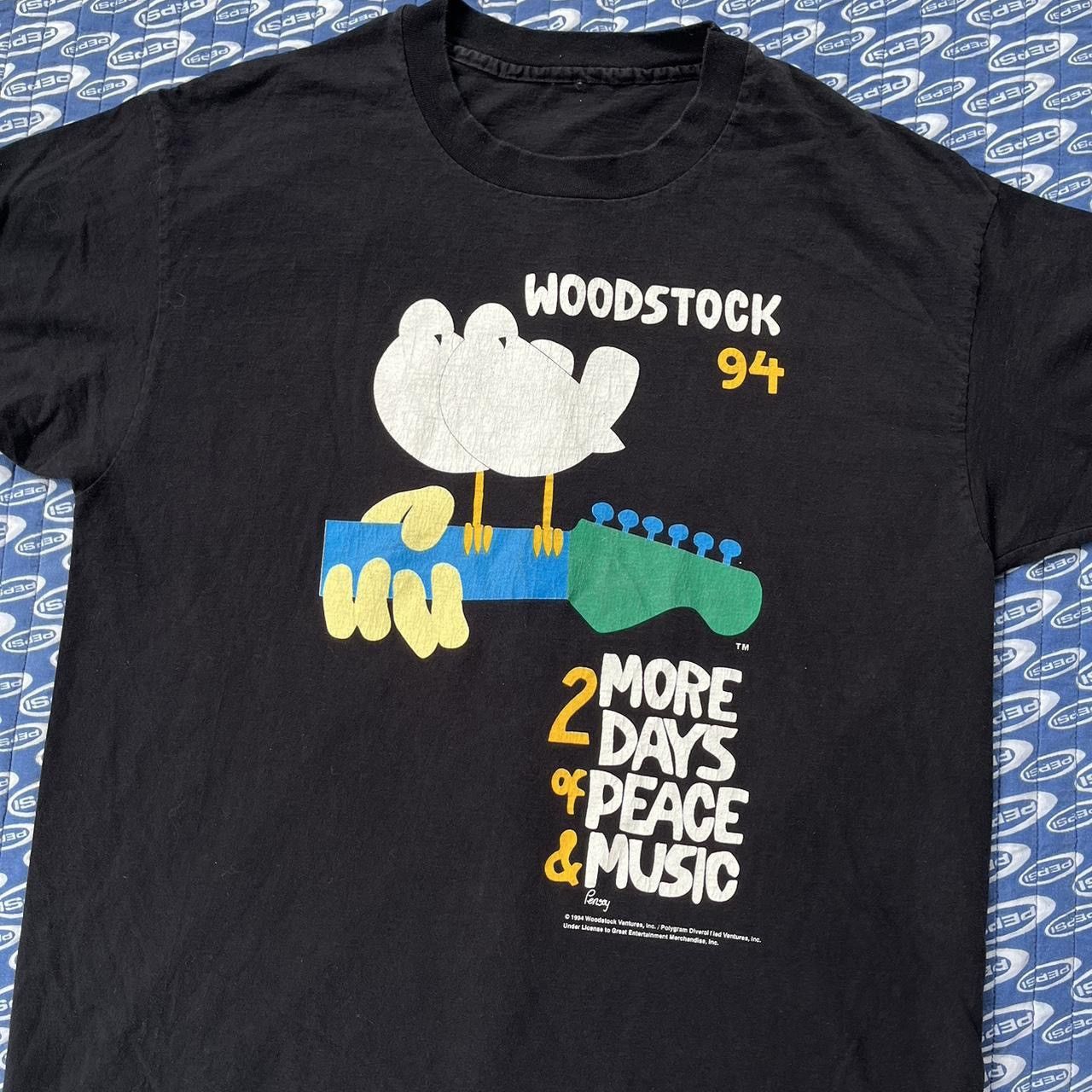 Band Tees × Vintage Vintage 1994 Woodstock Music Festival Band Rare T Shirt Size US L / EU 52-54 / 3 - 2 Thumbnail
