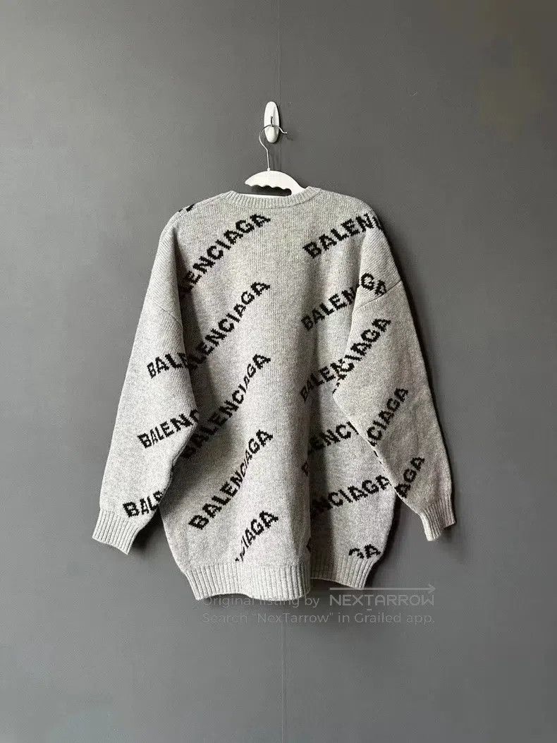 Balenciaga Balenciaga Gray Barrage Sweater Size XS / US 0-2 / IT 36-38 - 2 Thumbnail