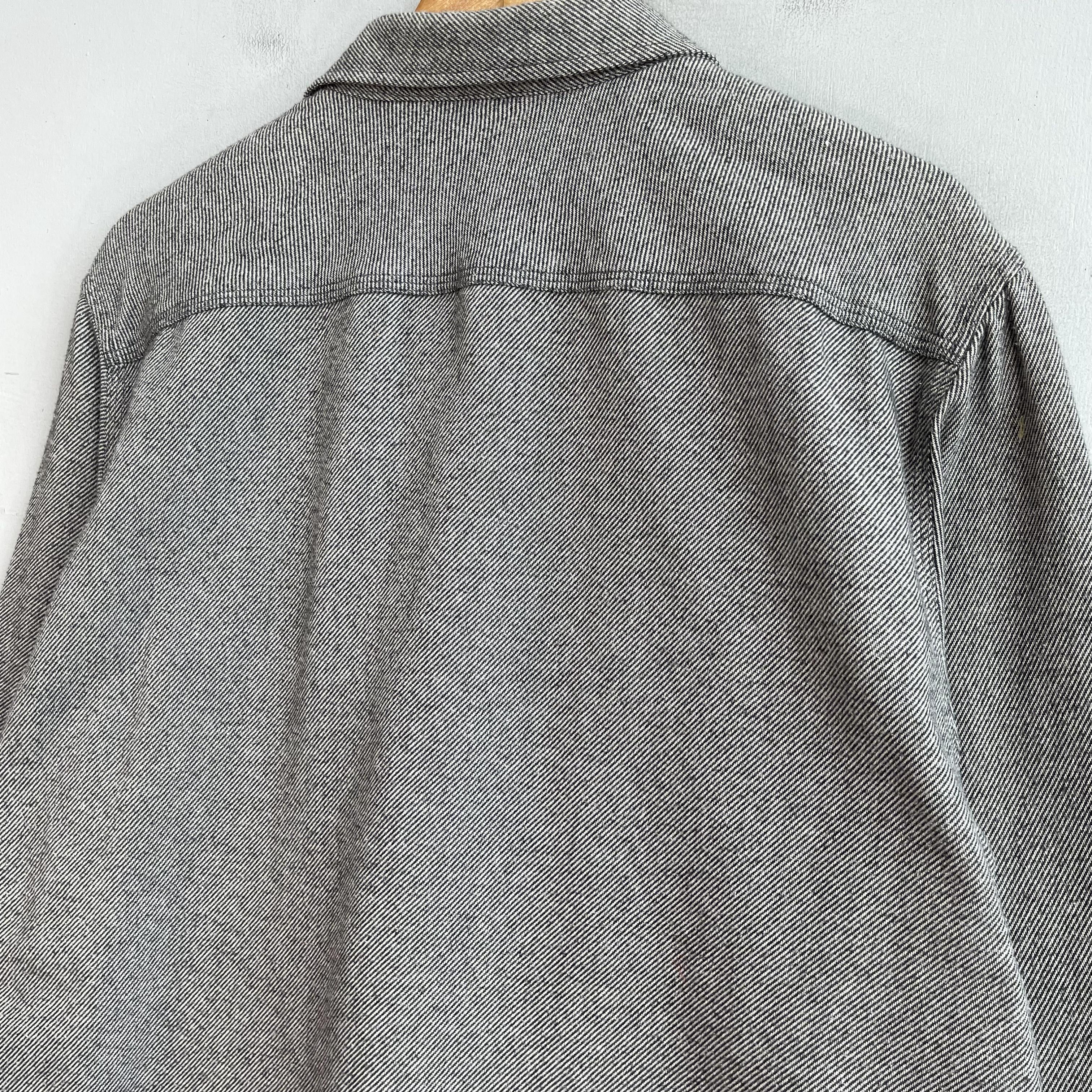 Brixton × Flannel Vintage BRIXTON Pinstripe Minimalist Thick Flannel Size US M / EU 48-50 / 2 - 9 Thumbnail