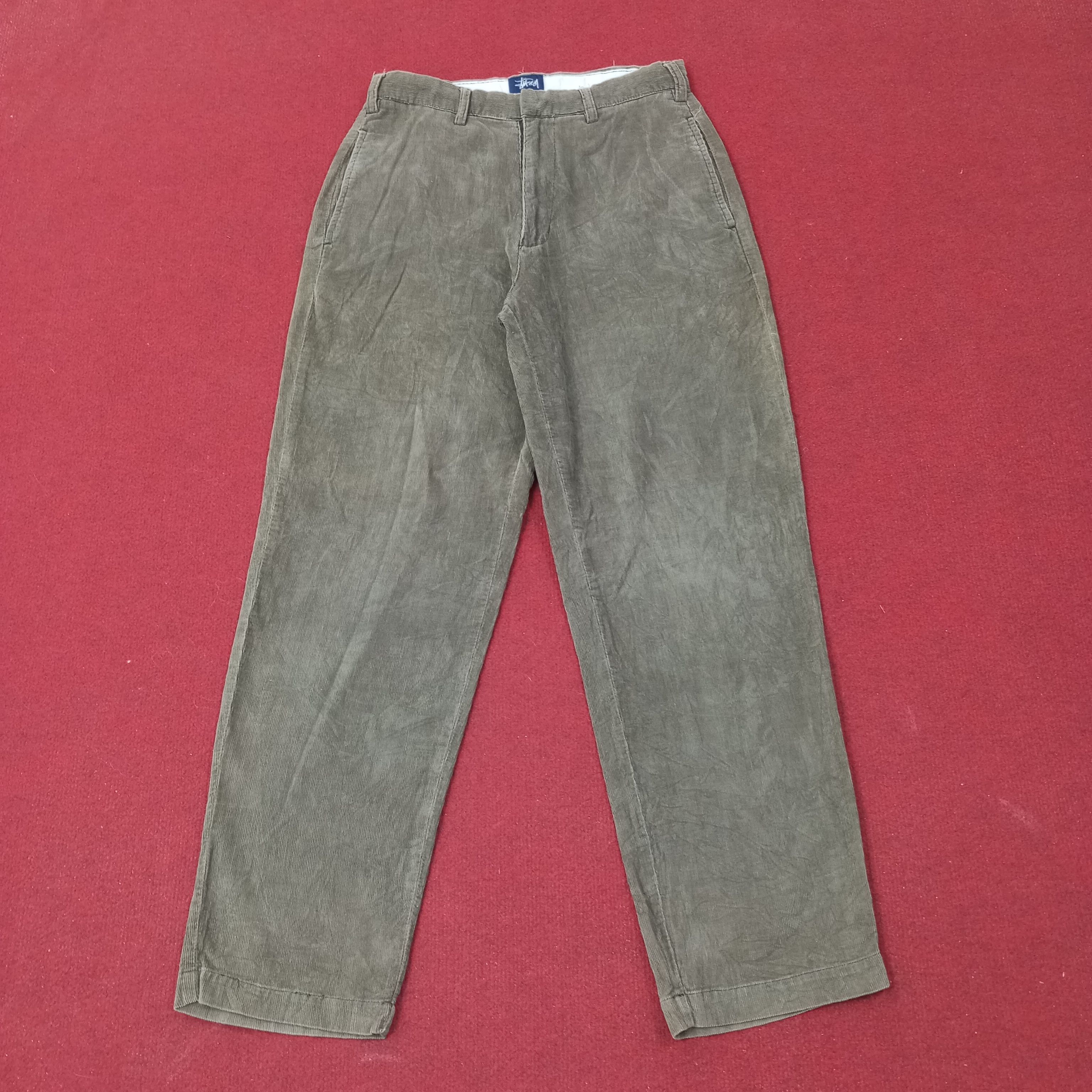 Stussy Stussy Streetwear Custom Art Corduroy Pants c228n25 Size US 29 - 4 Thumbnail