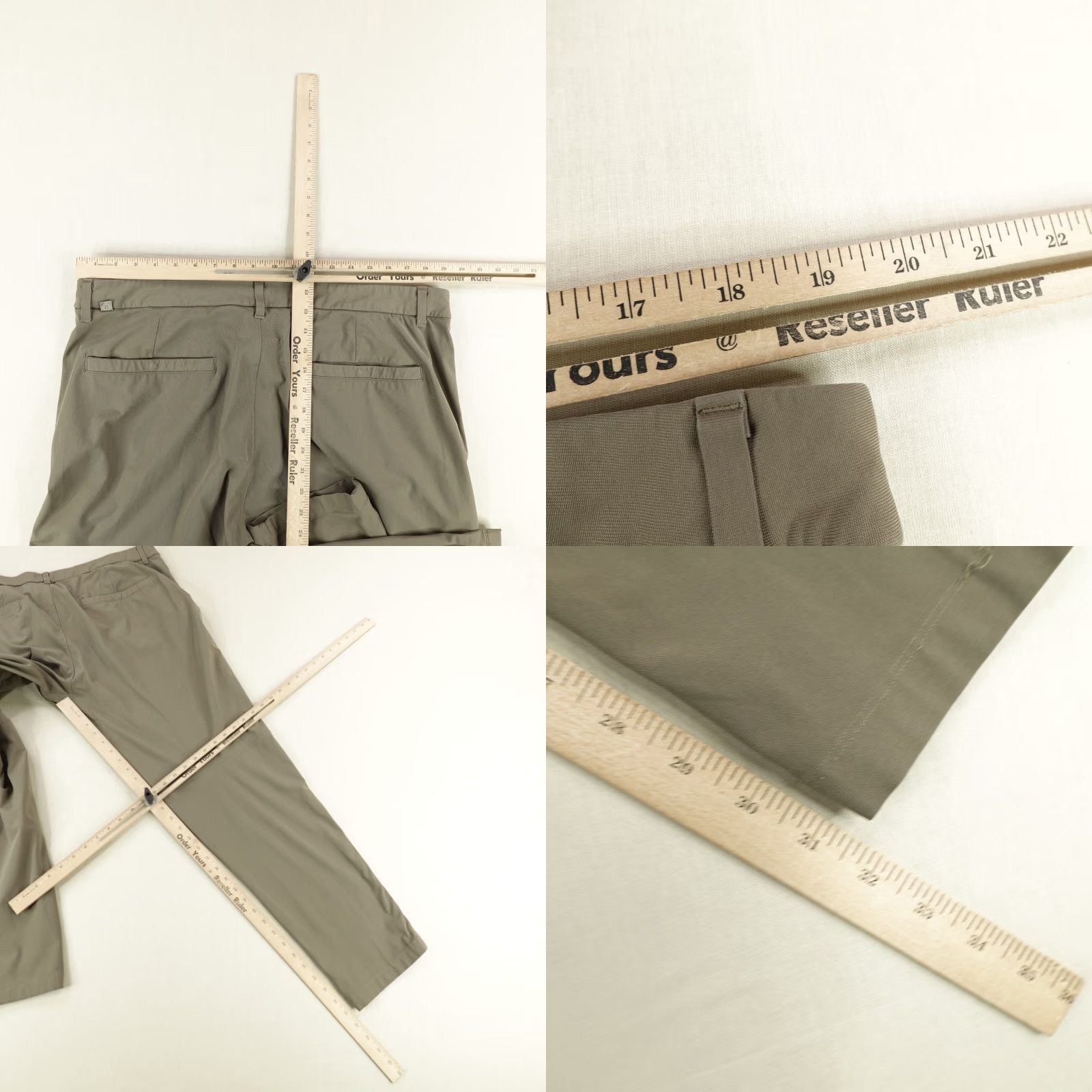 Lululemon Lululemon Pants Mens 38 Artifact Commission Pant Slim Fit Warpstreme 34" Chino Size US 38 / EU 54 - 8 Thumbnail