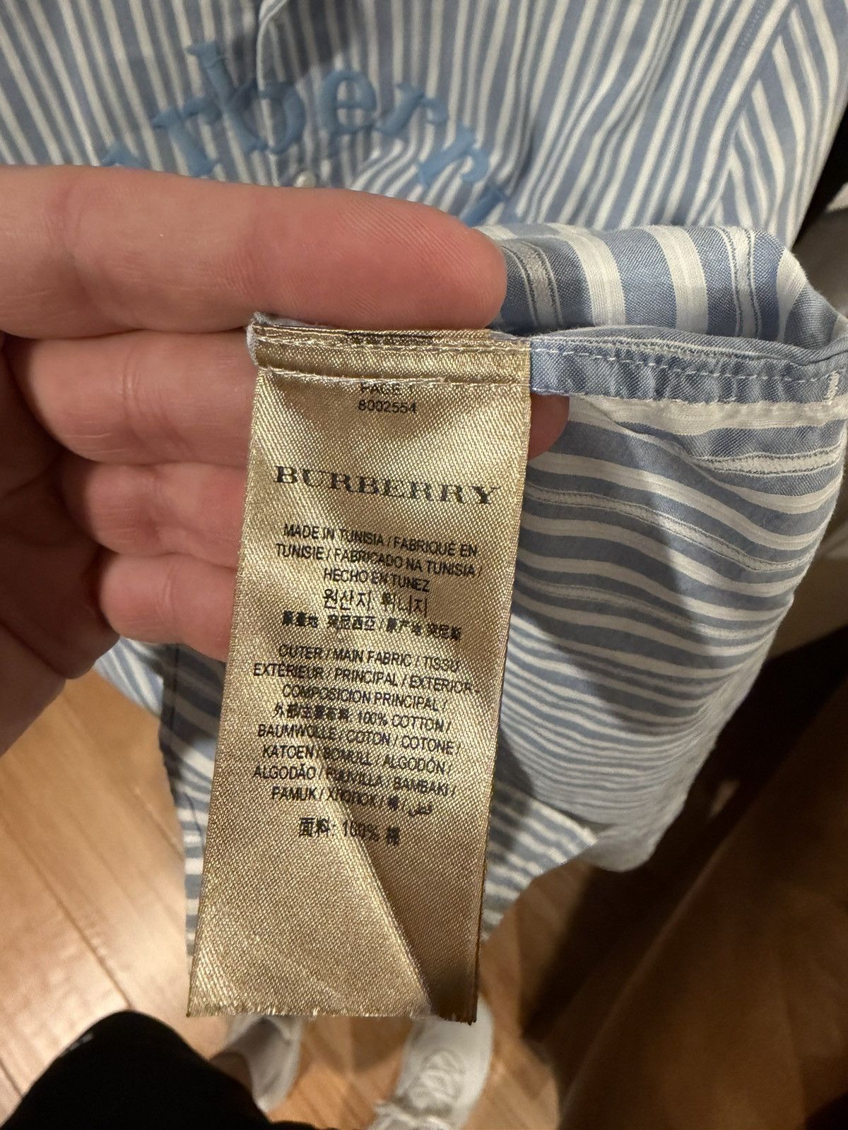 Burberry Burberry Logo Button Up Size US L / EU 52-54 / 3 - 3 Thumbnail