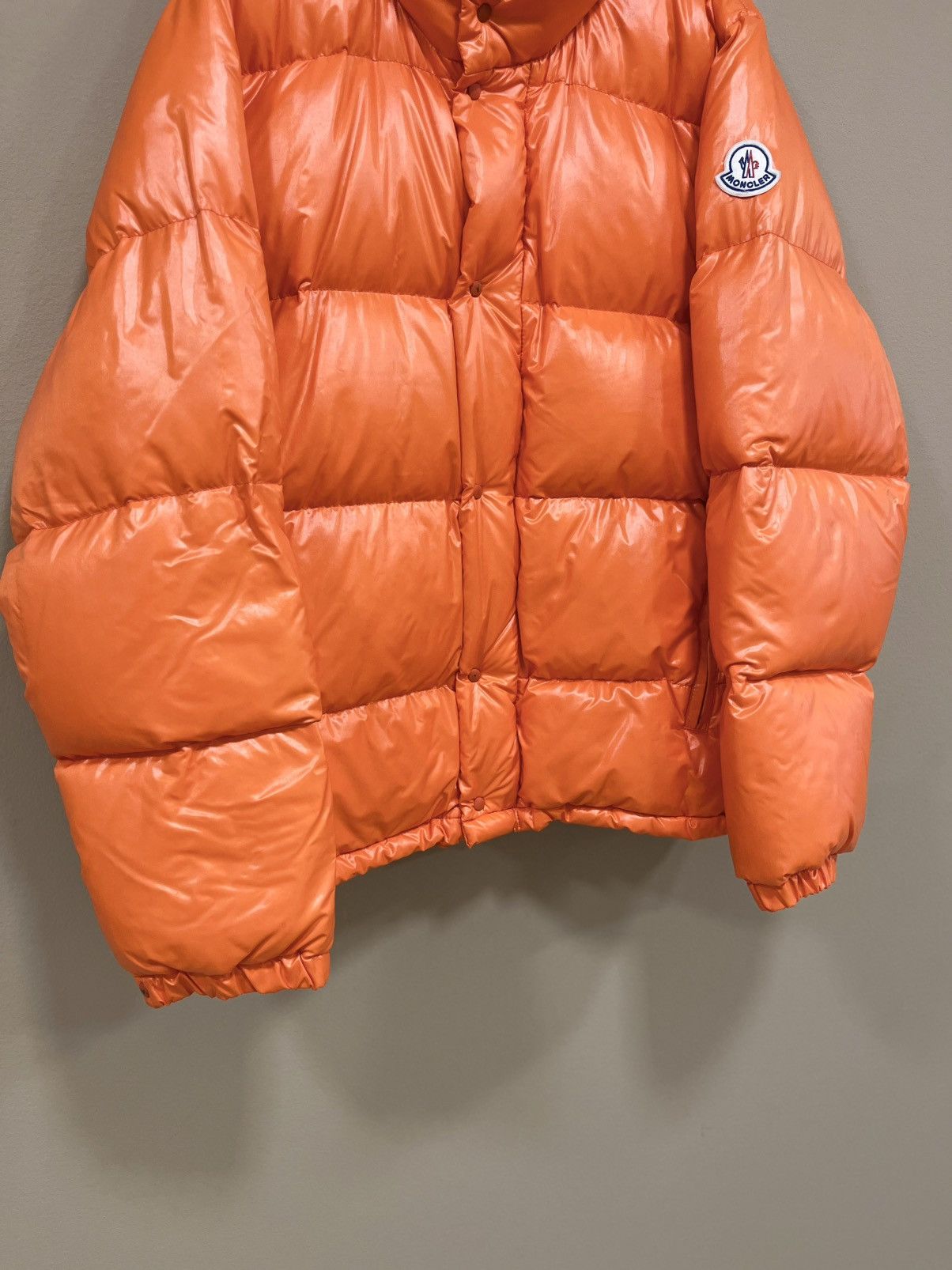 Moncler Moncler Orange Puffer Down Jacket Grenoble Rare Vintage Size US M / EU 48-50 / 2 - 3 Thumbnail