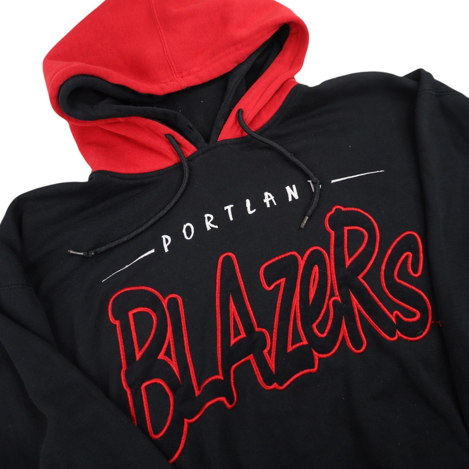 NBA × Starter × Vintage Vintage Starter Portland Blazers Double Hood Hoodie Size US XL / EU 56 / 4 - 5 Thumbnail