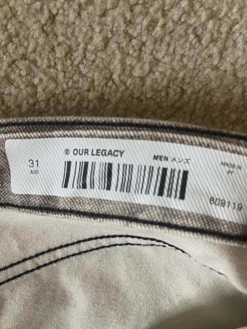 Our Legacy Our Legacy Our legacy Grey washed digital printed jeans-25 Size US 32 / EU 48 - 5 Thumbnail