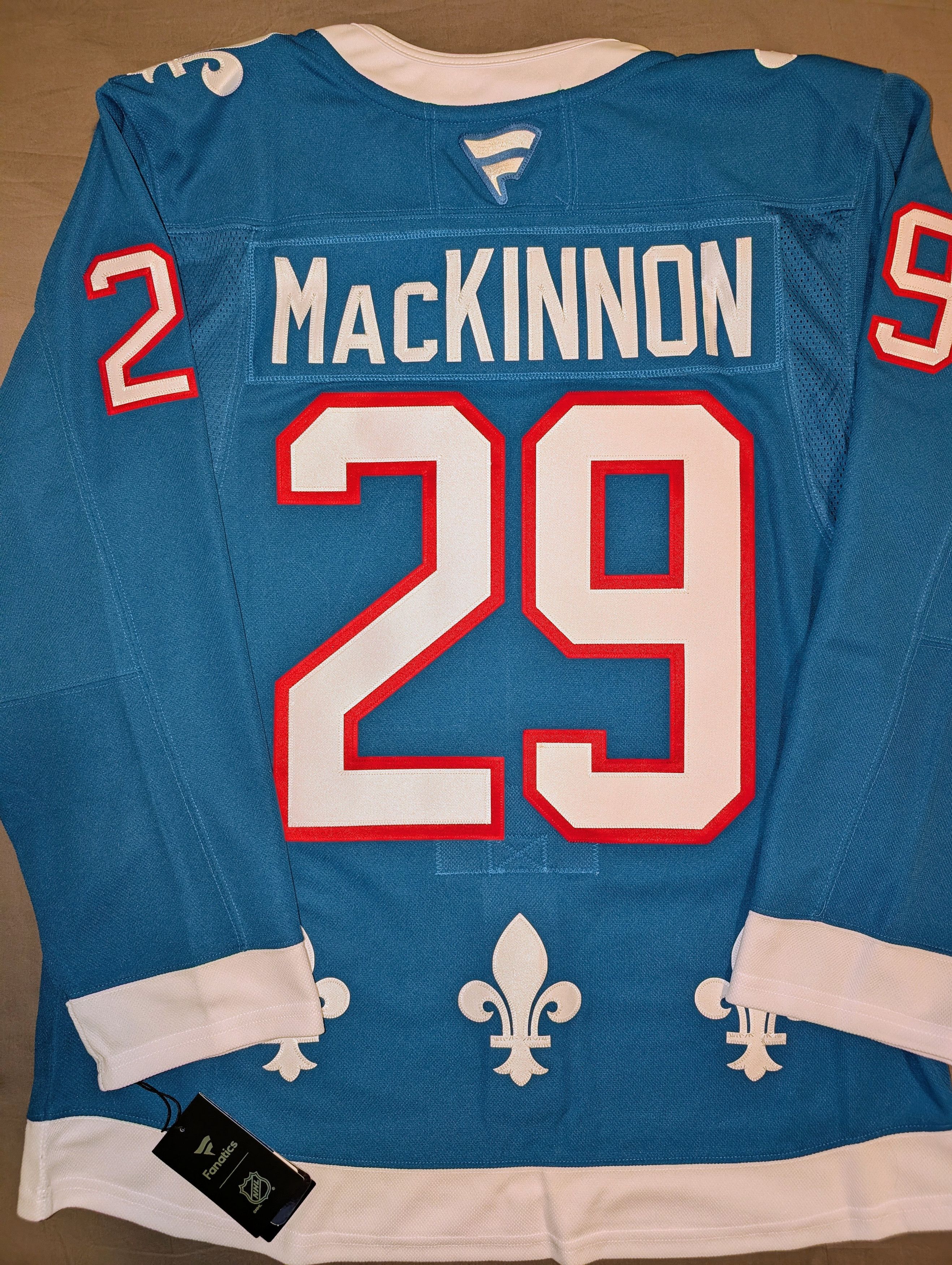 NHL Nathan MacKinnon Colorado Avalanche Nordiques jersey size 50 Size US M / EU 48-50 / 2 - 1 Thumbnail