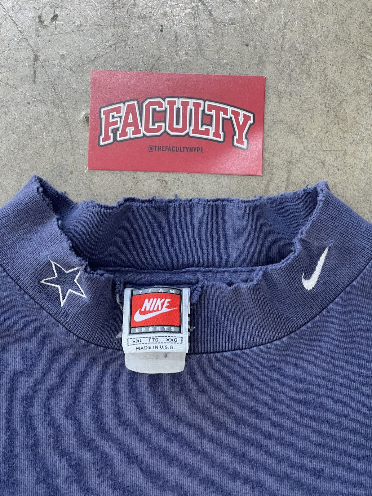 NFL Vintage 90s Nike NFL Dallas Cowboys Long Sleeve XXL Size US XXL / EU 58 / 5 - 3 Thumbnail